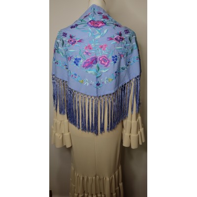 Manton Begoña celeste