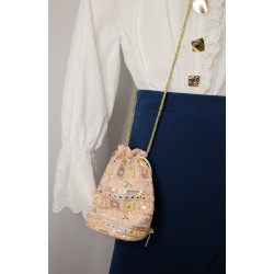 Bombonera coral detalles tonos varios