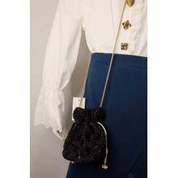 Bombonera negra brillo