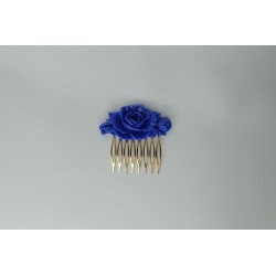 Peine Rosas Azul Klein