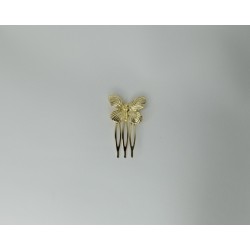 Peina mariposa dorado