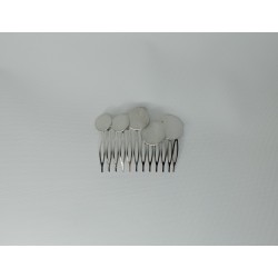 Peina círculos plateados