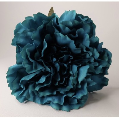 Peonia grande azul turquesa