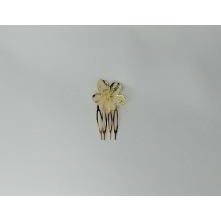Peina flor dorado