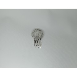 Peina moneda plateado