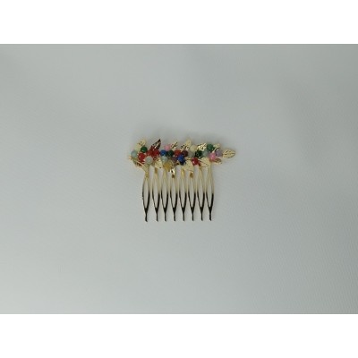 Peina hojas dorado detalles varios tonos