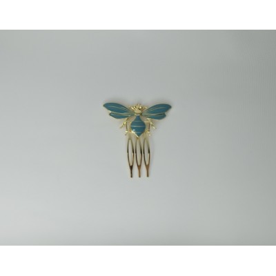 Peina libélula azul